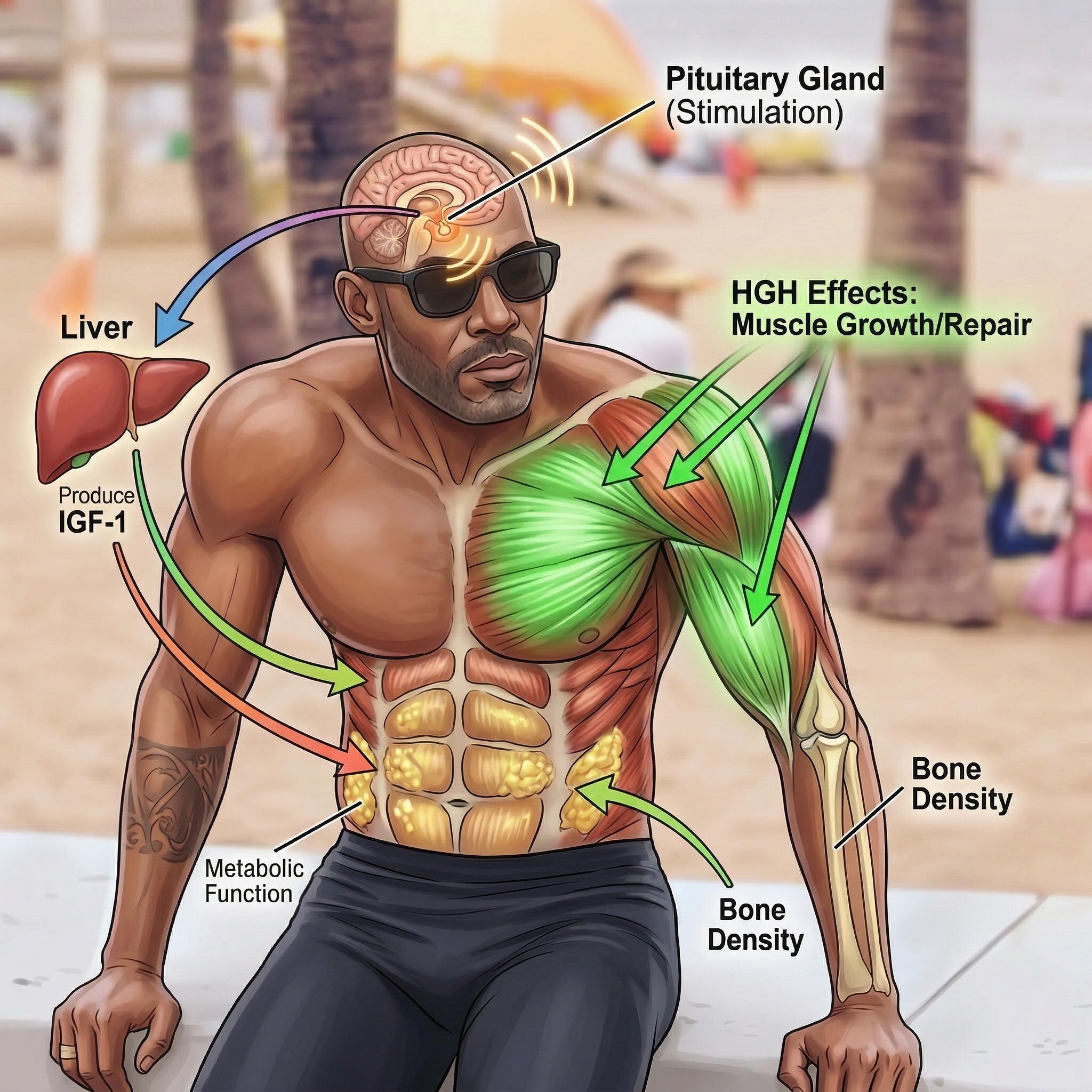 Ipamorelin optimization anatomy map